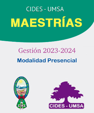 CIDES - UMSA MAESTRÍAS - OFERTA ACADÉMICA 2023